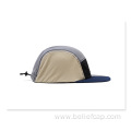 Cotton Fabric Five Panel Camping Cap